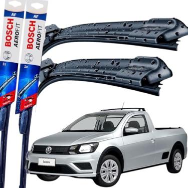 Imagem de Palheta Limpador Parabrisa Bosch Aerofit Par de Palheta Limpadora Dianteiro Original Saveiro VI/VII (9) 2014 á→ 2024