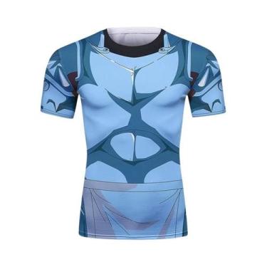 Imagem de Camiseta Masculina 3D Dragon Ball - Vegeta e Goku - Anime - Sublimação
