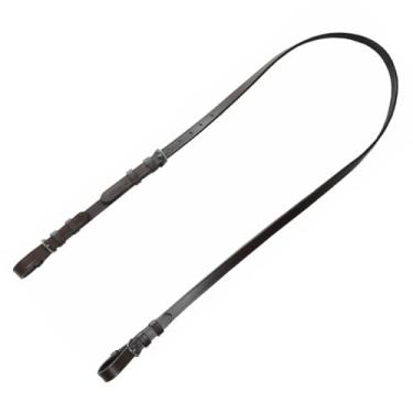 Imagem de Cabeça deslizante de couro de cavalo SIE para converter freio duplo (Havana, pônei)