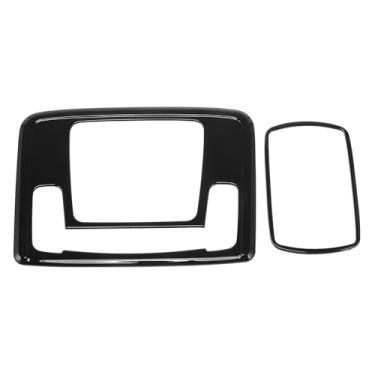 Imagem de VekAuto Moldura de acabamento de farol moldura de farol decoração de capa de farol para Honda Civic 11ª geração 2023-2024 ABS preto 1 conjunto fileira frontal/fileira traseira