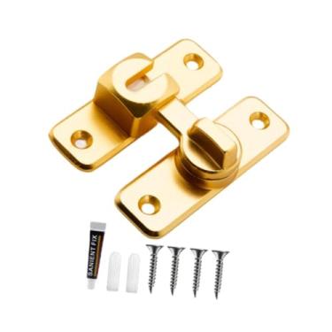 Imagem de Fechadura de porta de liga de zinco, trava para porta de guarda-roupa, trava de ferrolho resistente para jardim, Ouro