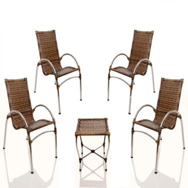 Imagem de Conjunto Poltronas Para Varanda Edícula Jardim Capuccino