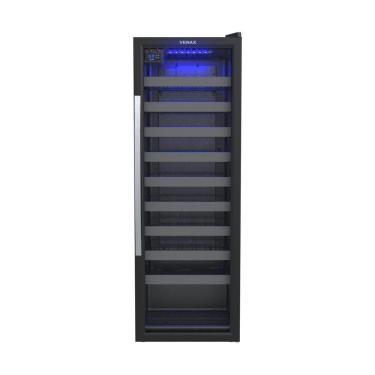Imagem de Adega De Vinhos Climatizada Piubella 209l 50 Garrafas Preto Fosco Cave 200 - Venax 220v