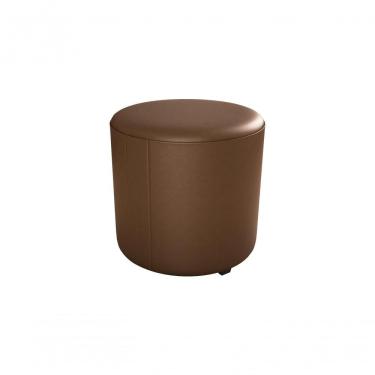 Imagem de Puff Decorativo Sala Descando Copenhage Premium Sintetico Marrom Matrix