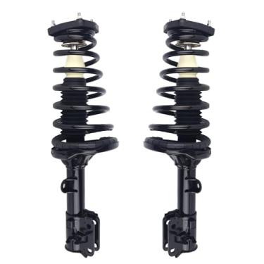 Imagem de Autoround Amortecedores traseiros completos 172222 172221 compatíveis com Hyundai Tucson 2005-2009, Kia Sportage 2005-2010, escoras esquerda e direita com conjunto de mola helicoidal