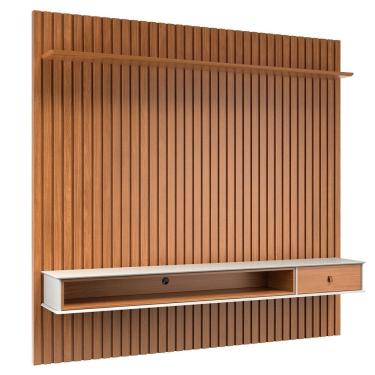 Imagem de Painel Home Para TV 75 Pol Detroit 220X231 cm Off White Nature Tebar