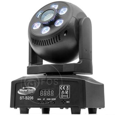Imagem de Moving Head 2em1 Spot Led 40w Wash 6 Leds 8w Rgbw Dj Festa - ShowTech