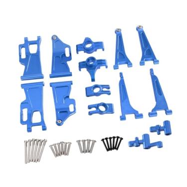 Imagem de menolana Peças de reposição para carro RC 1:14, acessórios, 7 peças, liga de alumínio, veículos compactos e brinquedos de controle remoto para carros e, Azul