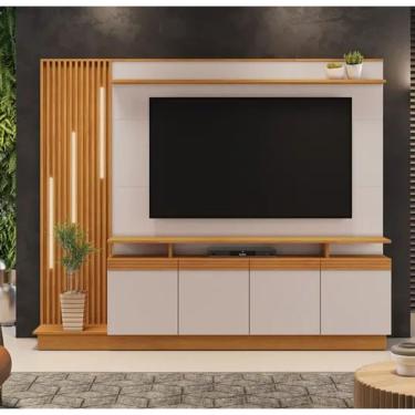 Imagem de Home Absoluto Tv Até 65" Jcm Movelaria - Cinamomo/off