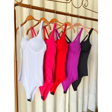 Imagem de Body retro feminino poliéster - Filo modas, Preto, M