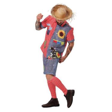 Imagem de Roupa Festa Junina Masculina Camisa Xadrez Adulta - Fantasias Carol FS