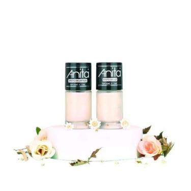 Imagem de Kit Esmalte Anita Furta Cor Top Coat Holográfico 2 Cores