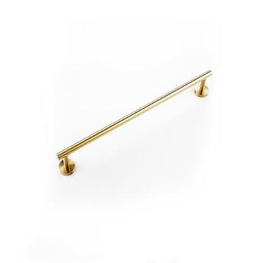 Imagem de Kit de banheiro preto cromado - Suporte para toalhas de aço inoxidável, ganchos para roupão - Design redondo para montagem na parede, BG, Suporte para toalhas