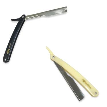 Imagem de Navalha Navalhete Para Barbeiro Barbe Cabeleireiro Profissional Aço Profissional Premium