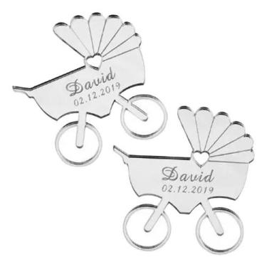 Imagem de Lembrancinha de Batizado Personalizada - Carinho de Bebê Acrílico Espe