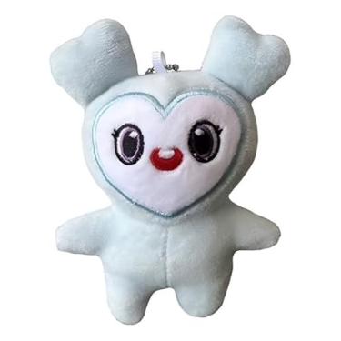Imagem de Pelúcia K-pop Twice Lovely Boneca Jeong Pingente Chaveiro Azul Claro