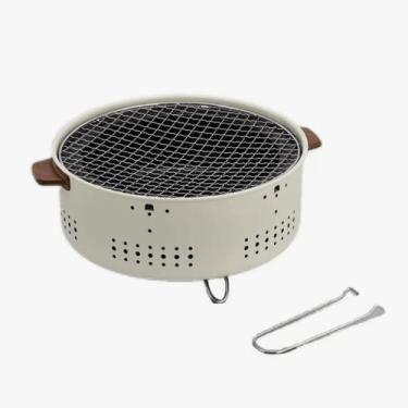 Imagem de Churrasqueira a Carvão Redonda 38cm com Grelha e Pegador SNH07 Snel Ho