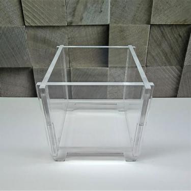 Imagem de cachepot vaso decorativo 13x13cm luxo - Fábrica de Utilidades