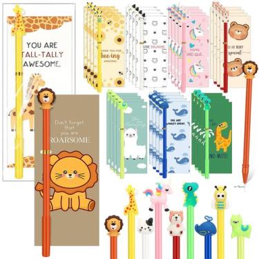 Imagem de Conjunto de presentes Spakon 36 Inspirational Cartoon Fun Pens com car