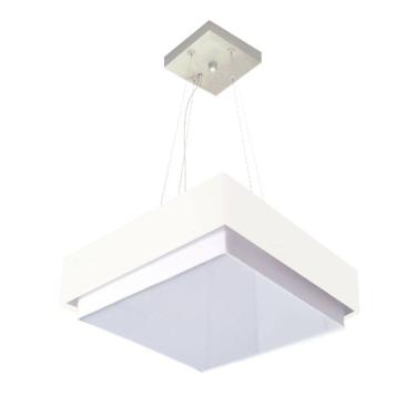 Imagem de Lustre Para Sala de Jantar Vivare Md-4403 Cúpula em Tecido 45x45cm