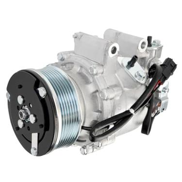 Imagem de Htostar Racing Compressor De Ar Condicionado Compatível Com Honda Civic 2006-2011 1.8L, Embreagem Substituição Para 38800-Rna-A01 38800-Rnb-A02 38810Rrba01 38800Rnba02