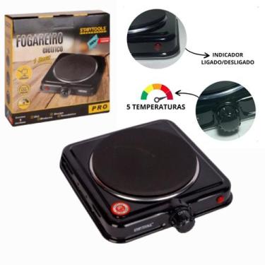 Imagem de Ferro de Passar a Seco Soft Preto 1000W Base Antiaderente  Ergonomico 