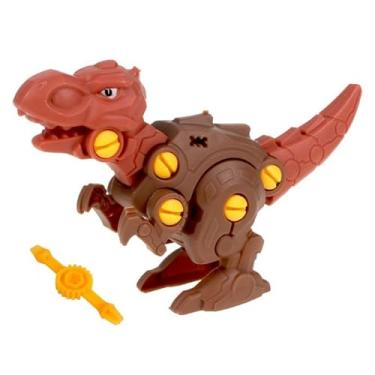 Imagem de Brinquedo Educativo Dinossauros, Monta e Desmonta, Interativo, Cordenação, Cognição (Solapa)