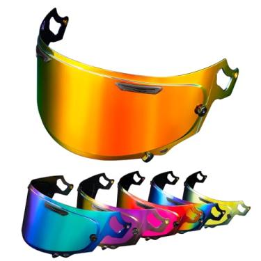 Imagem de PSLER Viseira Regent X Corsair X VAS-V MAX Vision Face Shield Substituição para Regent X VAS-V MAX Corsair-X Quantum-X Signet-X RX7X Defiant-X Dt-X, Vermelho Escuro