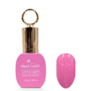 Imagem de Esmalte Gel Profissional Linha Light Chaveiro 10ml - Real Love  Durabi