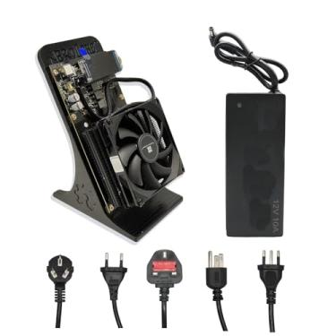 Imagem de newest NerdQaxe++ 4.8TH/s, Minerador de Bitcoin 4 peças, chip ASIC BM1370 Solo BTC BCH BSV, DGB, XEC 15J/Th, consumo de energia de 70W, WiFi 2.4G, máquina de mineração de BTC de código aberto black