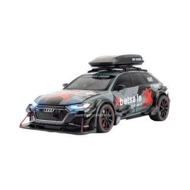 Imagem de Carro Em Miniatura RS6 Em Escala 1:24 Com Som, Luz, Portas Que Abrem E