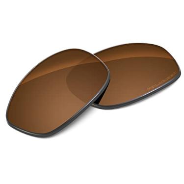 Imagem de Tintart Lentes de substituição de desempenho compatíveis com RayBan RB4115 57 mm polarizadas gravadas, Marrom noz - Polarizado máximo, One Size