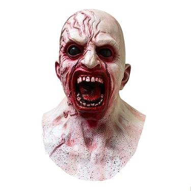 Imagem de Xinxiaomeng Zombie Mask Scary Vampire Mask Creepy Bloody Walking Dead Helmet Horror Halloween Cosplay Party Props