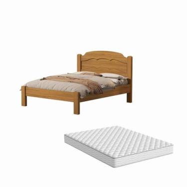 Imagem de Cama Casal Super Reforçada 100% MDF Acompanha Colchão D33 138x188 - An