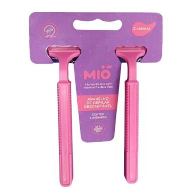 Imagem de Aparelho de Depilar Mió 2 Lâminas Descartável com 2 Unidades