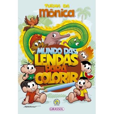 Imagem de Livro - Turma da Mônica - Mundo das Lendas para Colorir