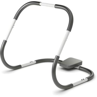 Imagem de JustGoFit Aparelho Abdominal Preto e Branco Para Exercícios De Costas E Pernas – Estrutura Resistente