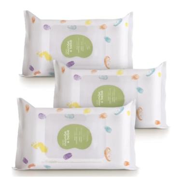 Imagem de Kit Lenços Umedecidos Mamãe e Bebê