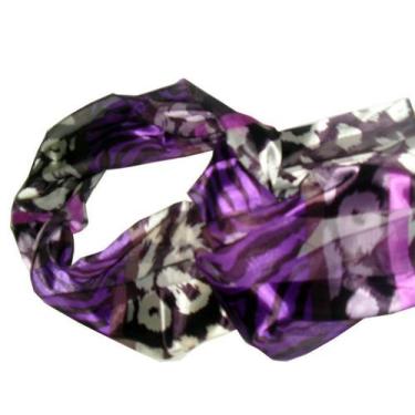 Imagem de Lenços Echarpes Com Estampas Incríveis Multi-color Pashmina Da Índia -