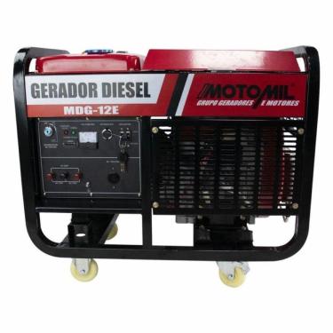 Imagem de Gerador Diesel Monofásico 12 Kva 110- Mdg-12e Motomil 220V