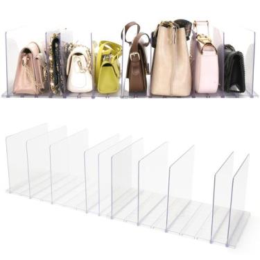 Imagem de Organizador de bolsas SSawCasa Clear Acrylic Clutch Bag Closet