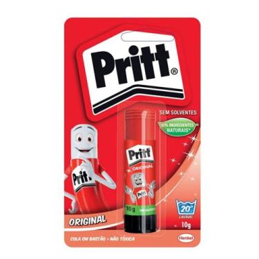Imagem de Cola Bastão escolar Pritt com 10g, 20g ou 40g, escolha a gramagem e qu