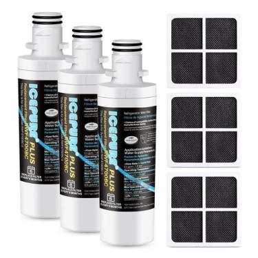 Imagem de Filtro de água e ar de geladeira ICEPURE para LG LT1000P