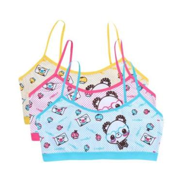 Imagem de Sutiã De Treinamento Para Meninas Adolescentes Com Estampa De Panda E 
