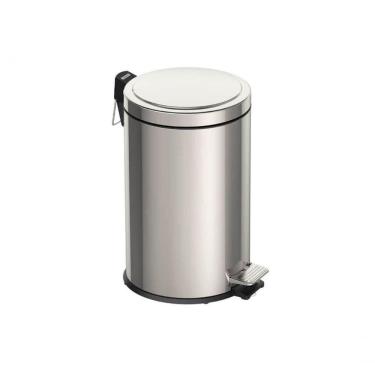 Imagem de Lixeira Com Pedal Tramontina Brasil Em Inox Com Acabamento Polido 12 L