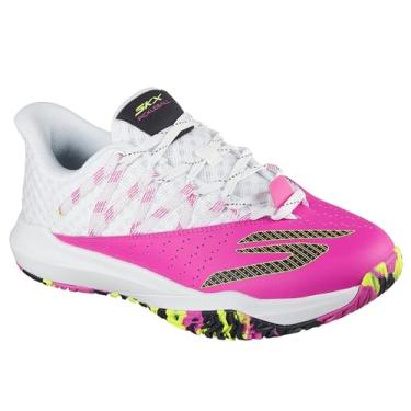 Imagem de Skechers Tênis feminino Viper Court Rally Pickleball, Rosa choque/preto, 35