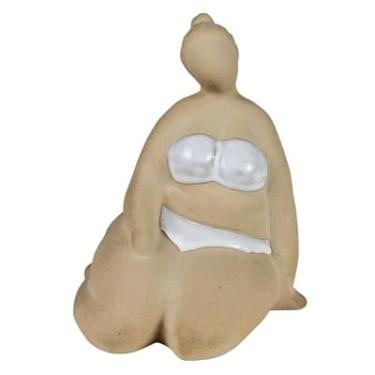 Imagem de HomArt Senhora de banho de sol - sentado, cerâmica