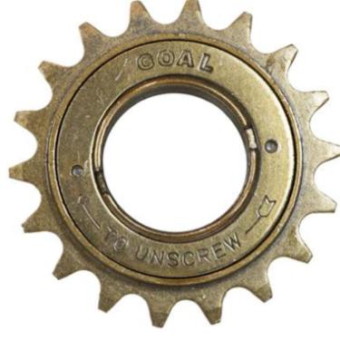 Imagem de Catraca Bicicleta Roda Livre Bike 18 Dentes Esferada Dourada