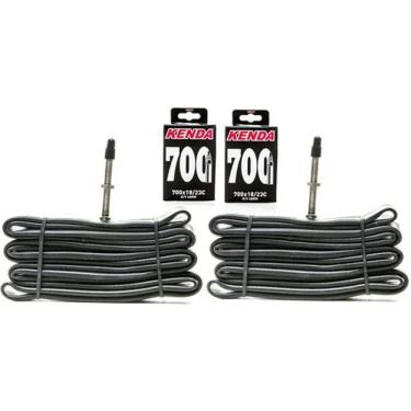 Imagem de 2X 2 - Camara De Ar Kenda Ciclismo Speed 700X18/23C Presta 4