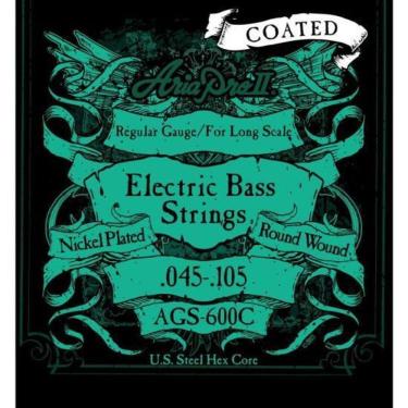 Imagem de Encordoamento Baixo 4 Cordas Coated .045 Ags600C Aria Pro Ii